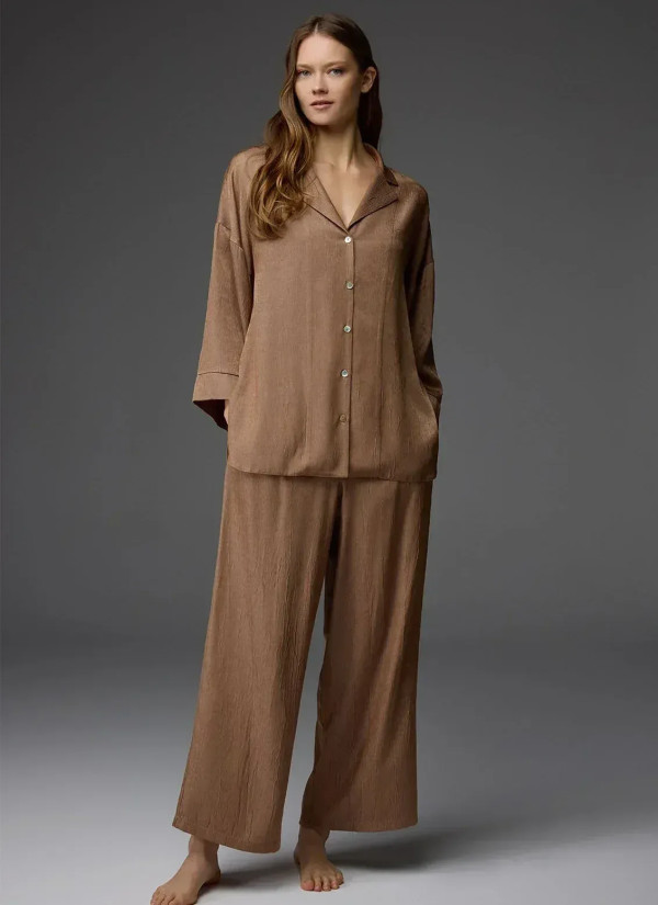 Bonjour Madame 1809 Viscose Pants Homewear Set — Turkish textile wholesale