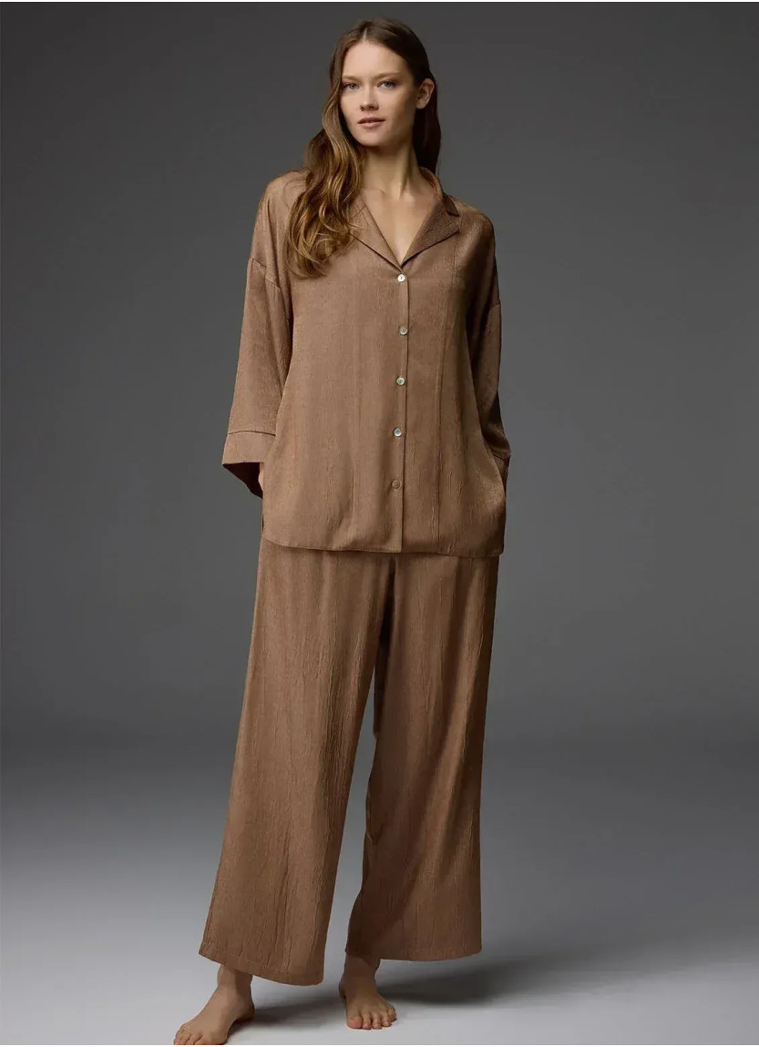 Bonjour Madame 1809 Viscose Pants Homewear Set — Turkish textile wholesale
