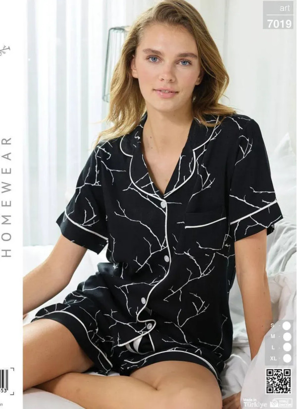 Seamlife 7019 Cotton Women's Pajama Set (S+M+L+XL) — wholesale from Turkey
