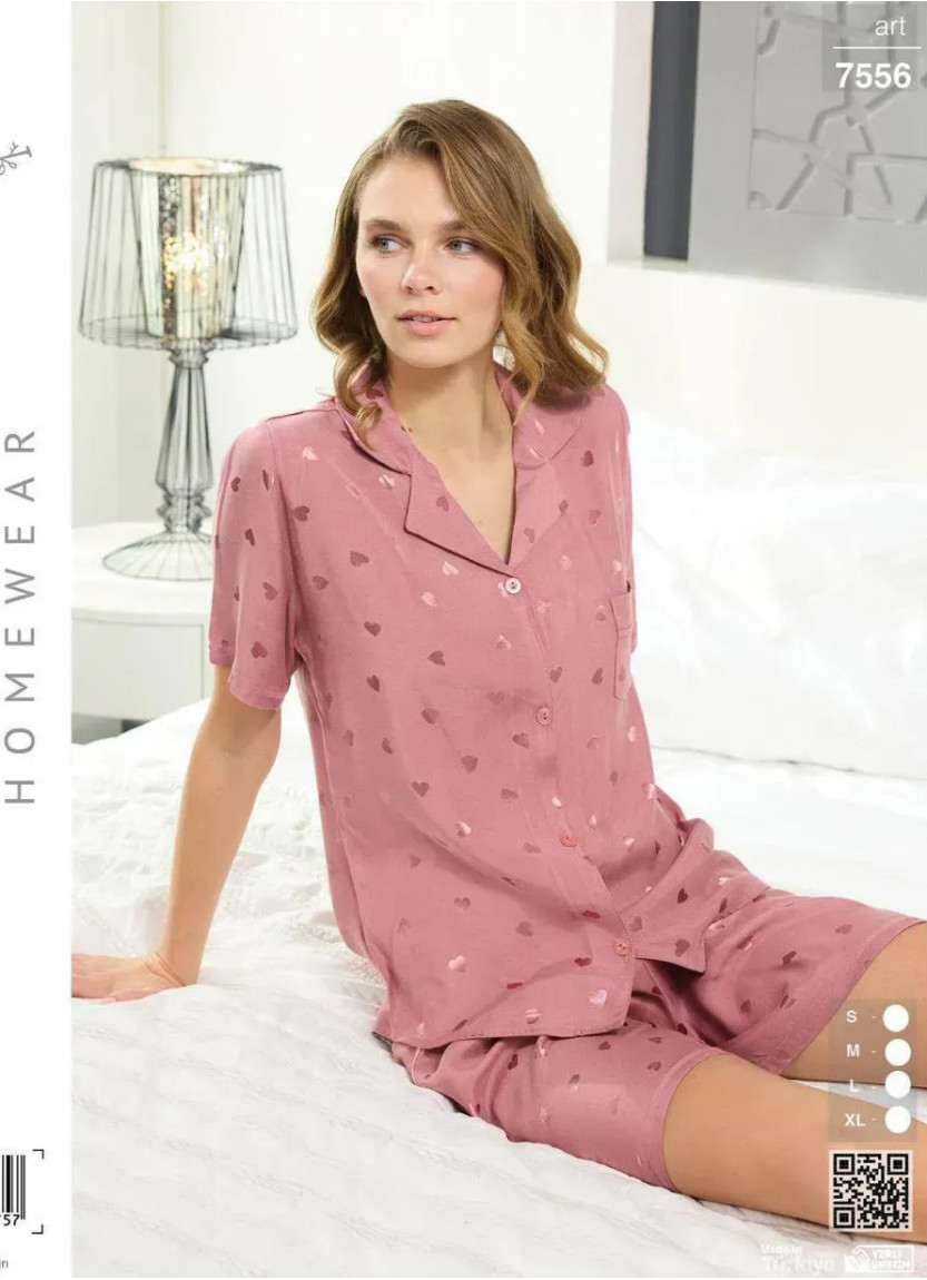 Seamlife 7556 Cotton Women's Pajama Set (S+M+L+XL) — factory-direct from Turkey
