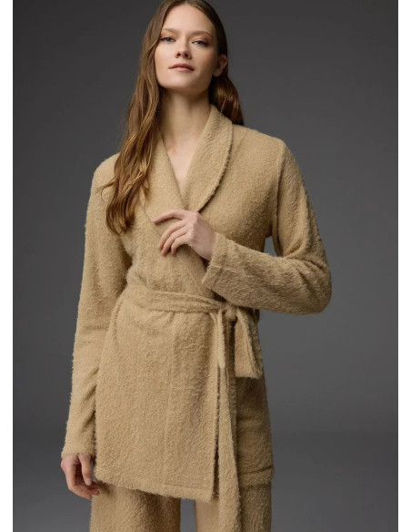 Bonjour Madame 1810 Camel Robe Set — Turkish factory wholesale