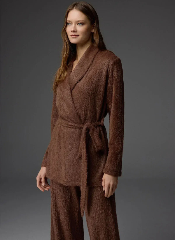 Bonjour Madame 1810 Kahverengi Robe Set — wholesale from Turkey 2