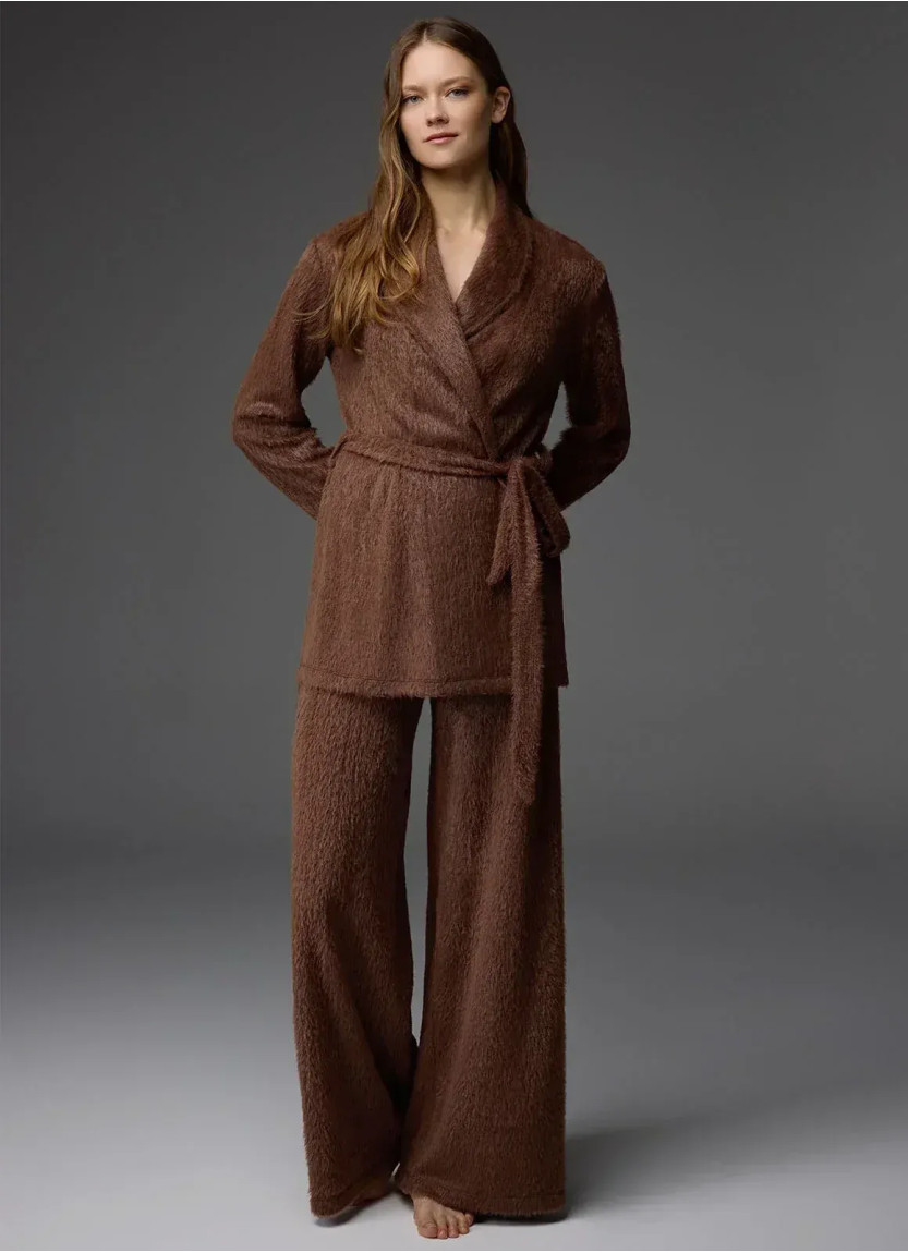 Bonjour Madame 1810 Kahverengi Robe Set — wholesale from Turkey