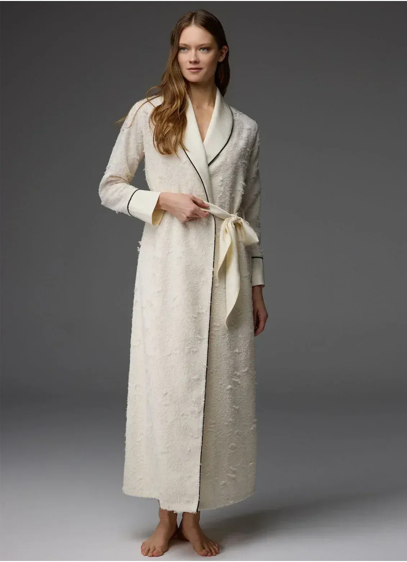 Bonjour Madame 1817 Ekru Robe Set — Turkish textile wholesale