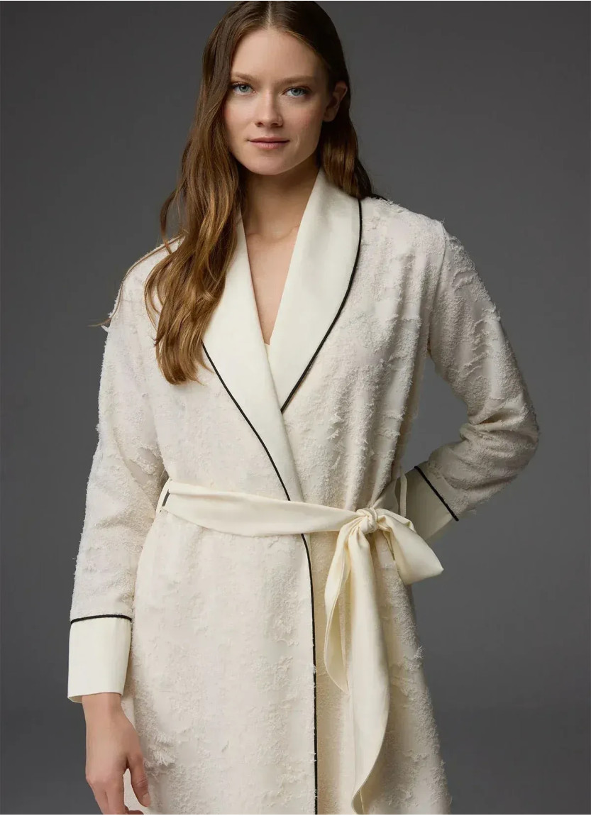 Bonjour Madame 1817 Ekru Robe Set — wholesale from Turkey