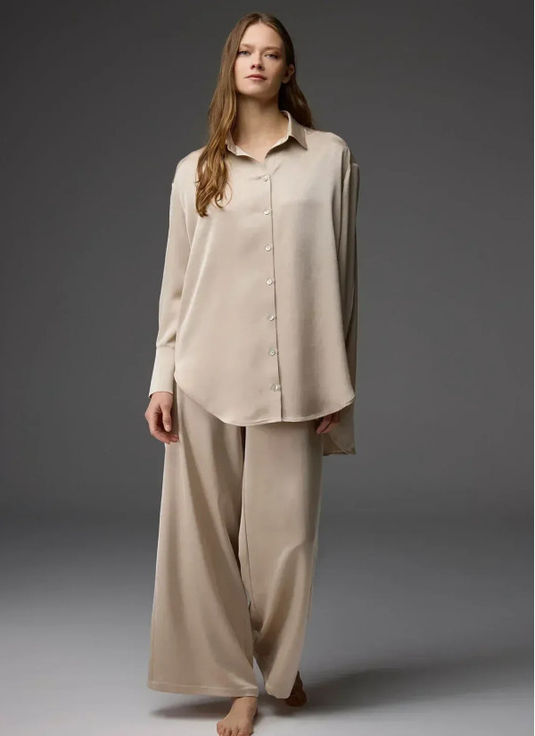 Bonjour Madame 1818 Taş Rengi Women's Pajama Set — Istanbul wholesale supplier