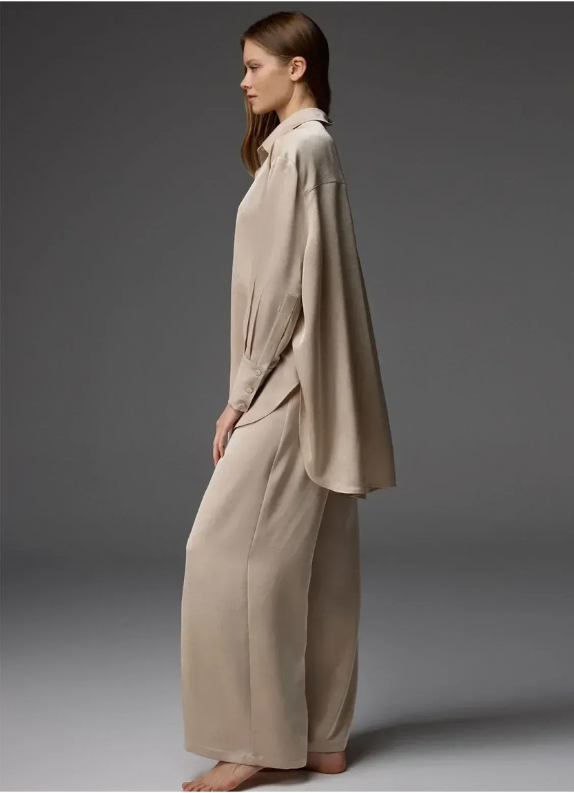 Bonjour Madame 1818 Taş Rengi Women's Pajama Set — wholesale for boutiques