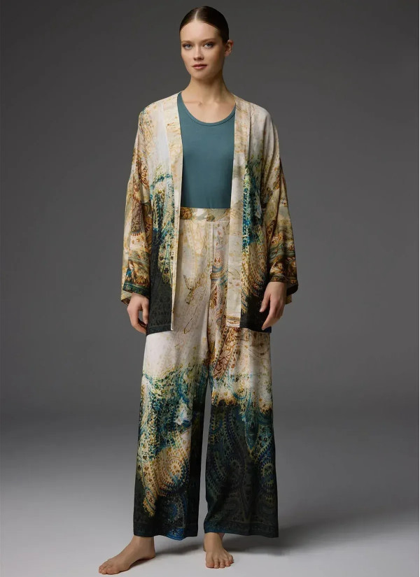 Bonjour Madame 1834 Viscose Robe Set — Turkish textile wholesale