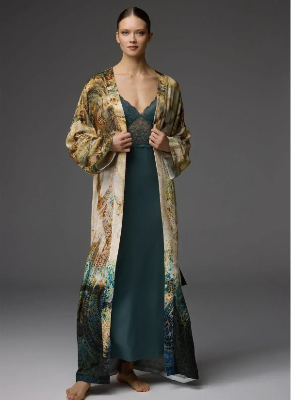 Bonjour Madame 1836 Viscose Robe Set — Turkish textile wholesale