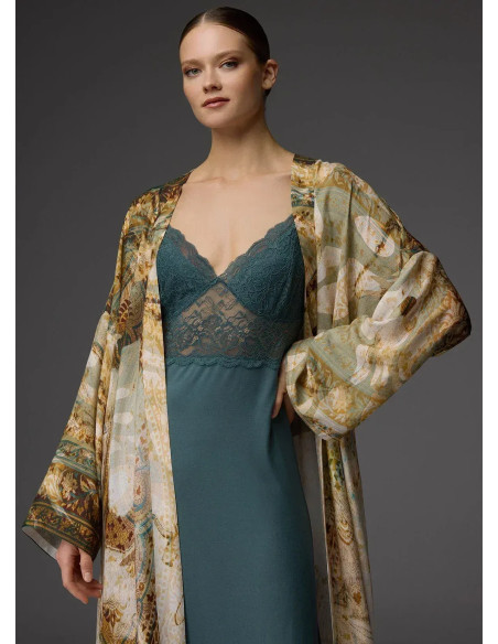 Bonjour Madame 1836 Viscose Robe Set — wholesale from Turkey