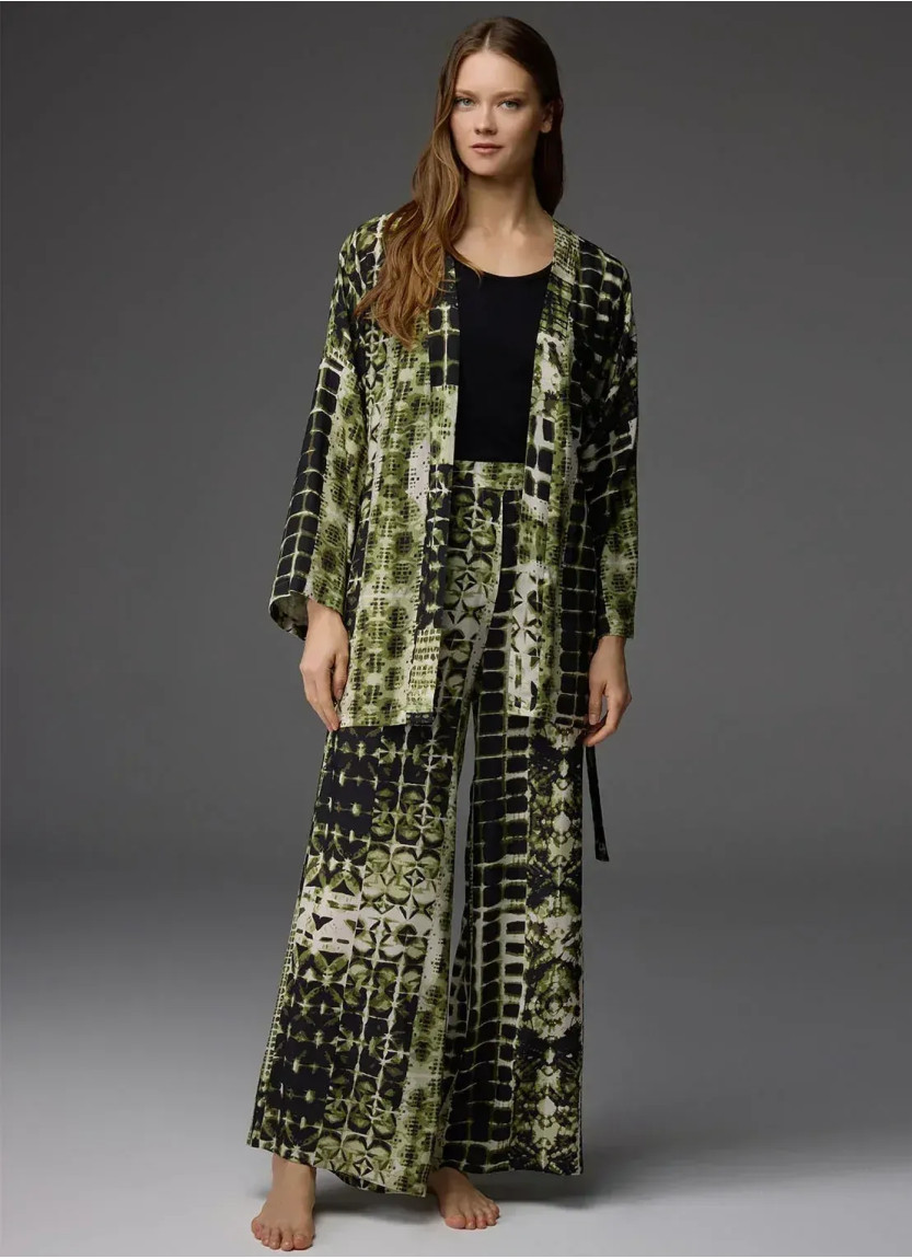 Bonjour Madame 1838 Viscose Robe Set — Turkish textile wholesale