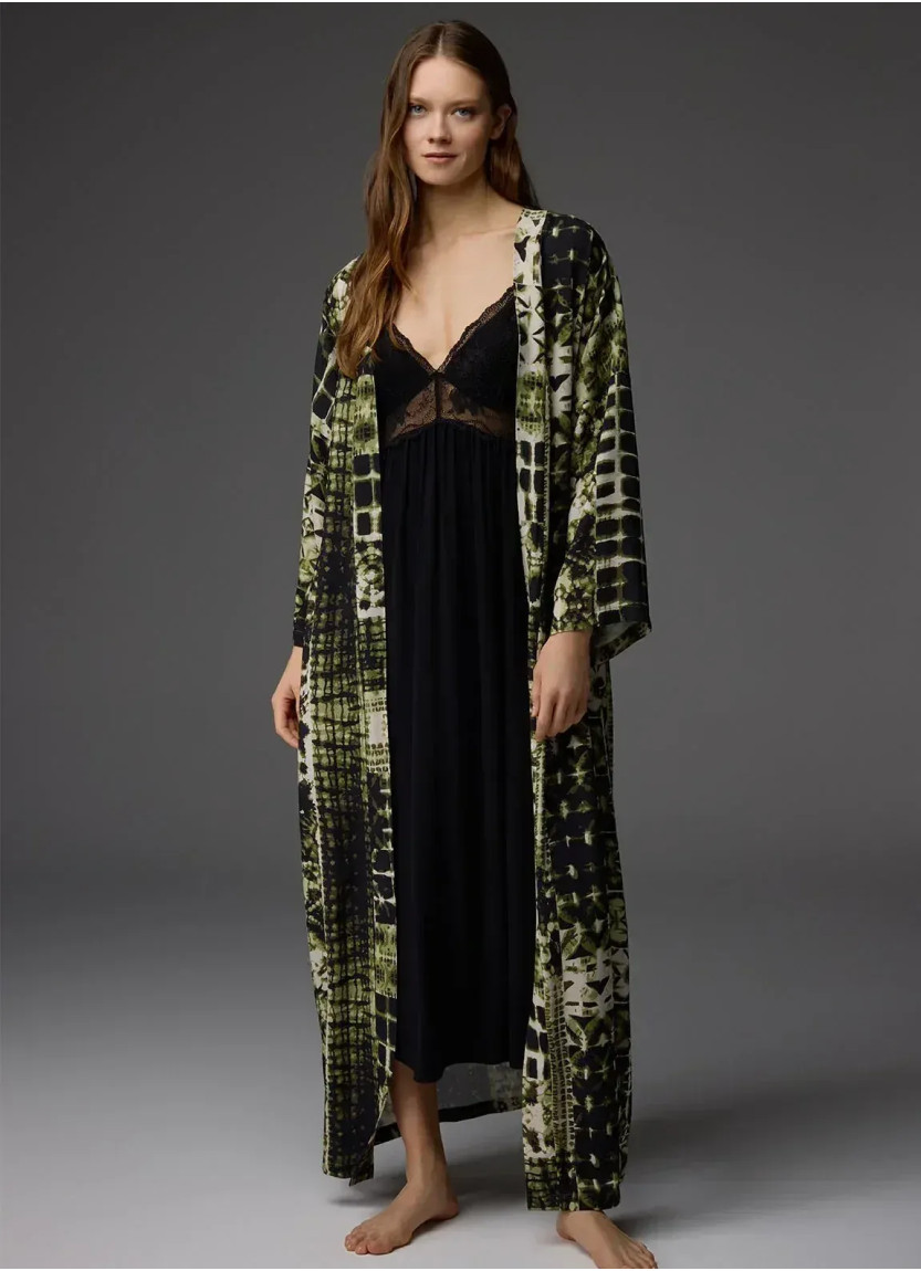 Bonjour Madame 1840 Viscose Robe Set — Turkish textile wholesale