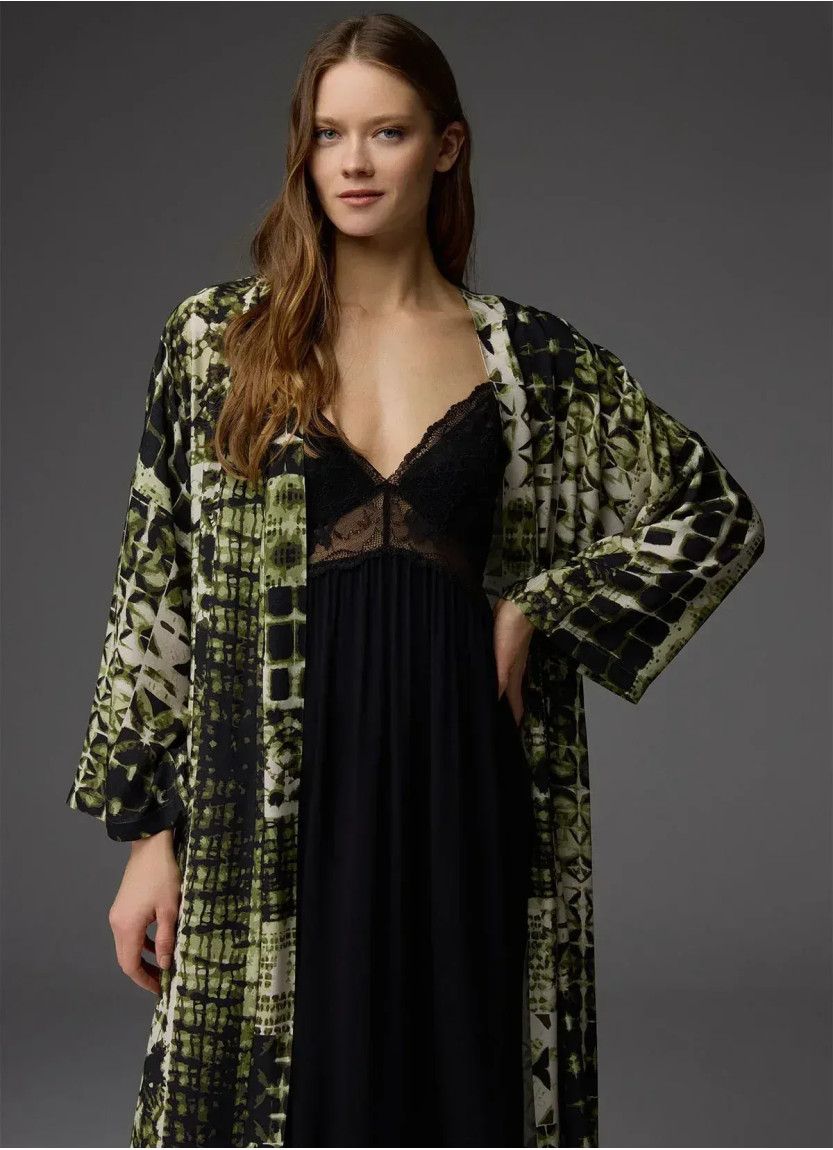 Bonjour Madame 1840 Viscose Robe Set — direct Turkish factory supply