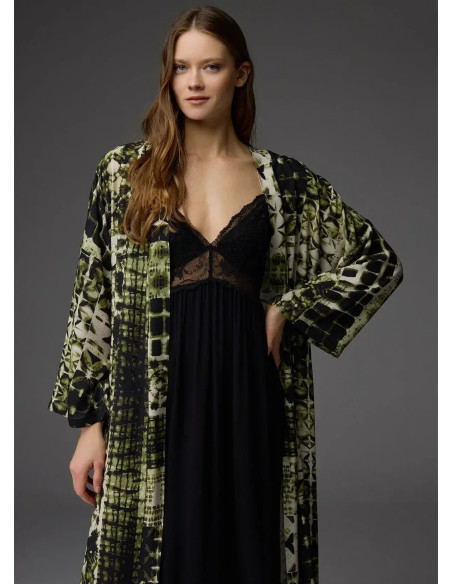 Bonjour Madame 1840 Viscose Robe Set — direct Turkish factory supply