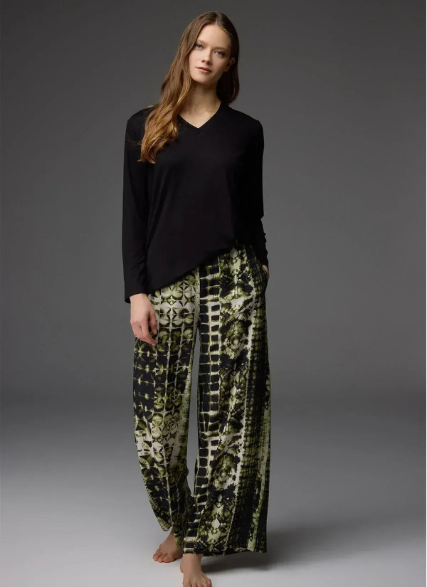Bonjour Madame 1841 Viscose Pants Homewear Set — Turkish factory wholesale