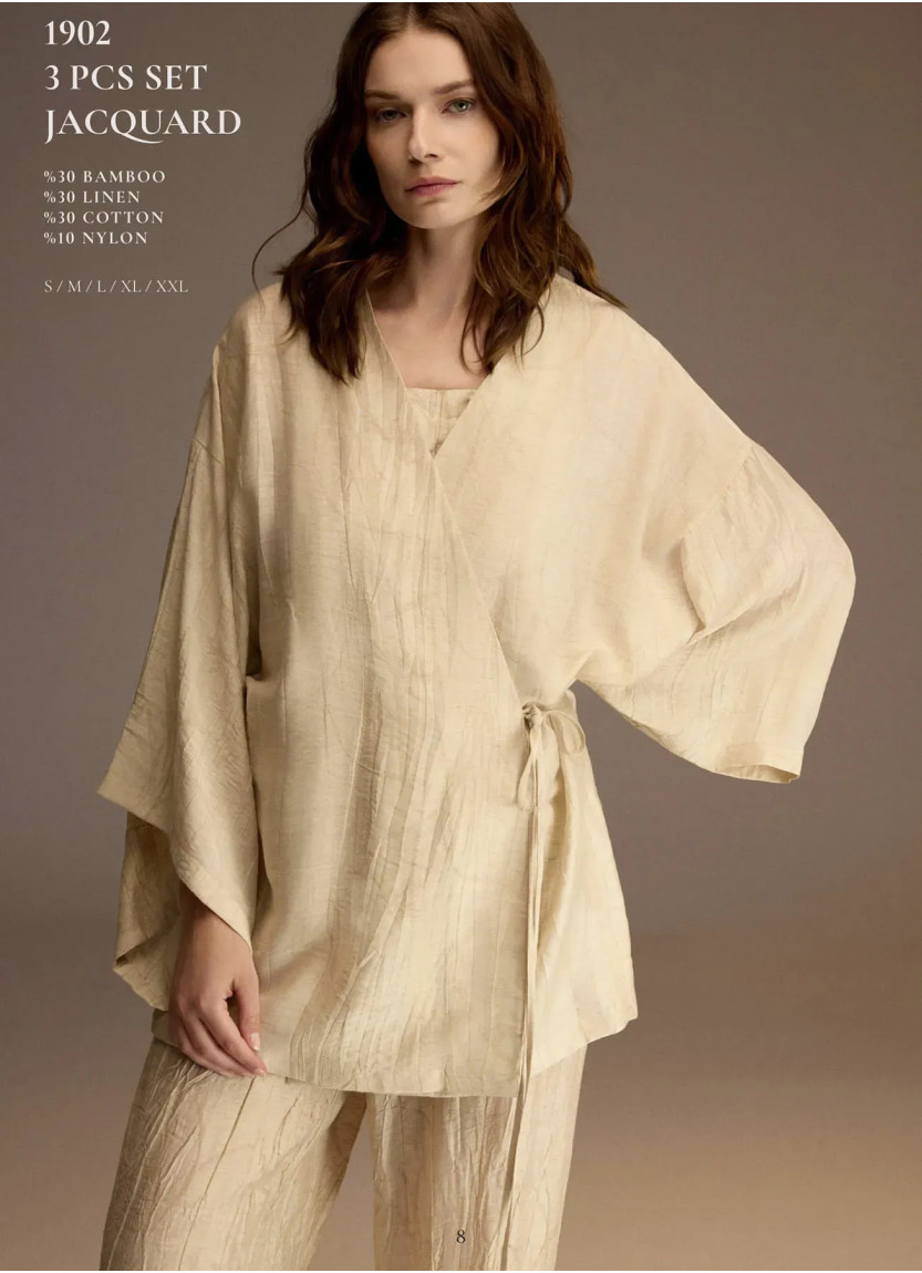 Bonjour Madame 1902 Bamboo Women's Pajama Set — wholesale from Turkey