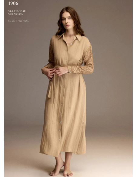 Bonjour Madame 1906 Viscose Dress — Turkish textile wholesale