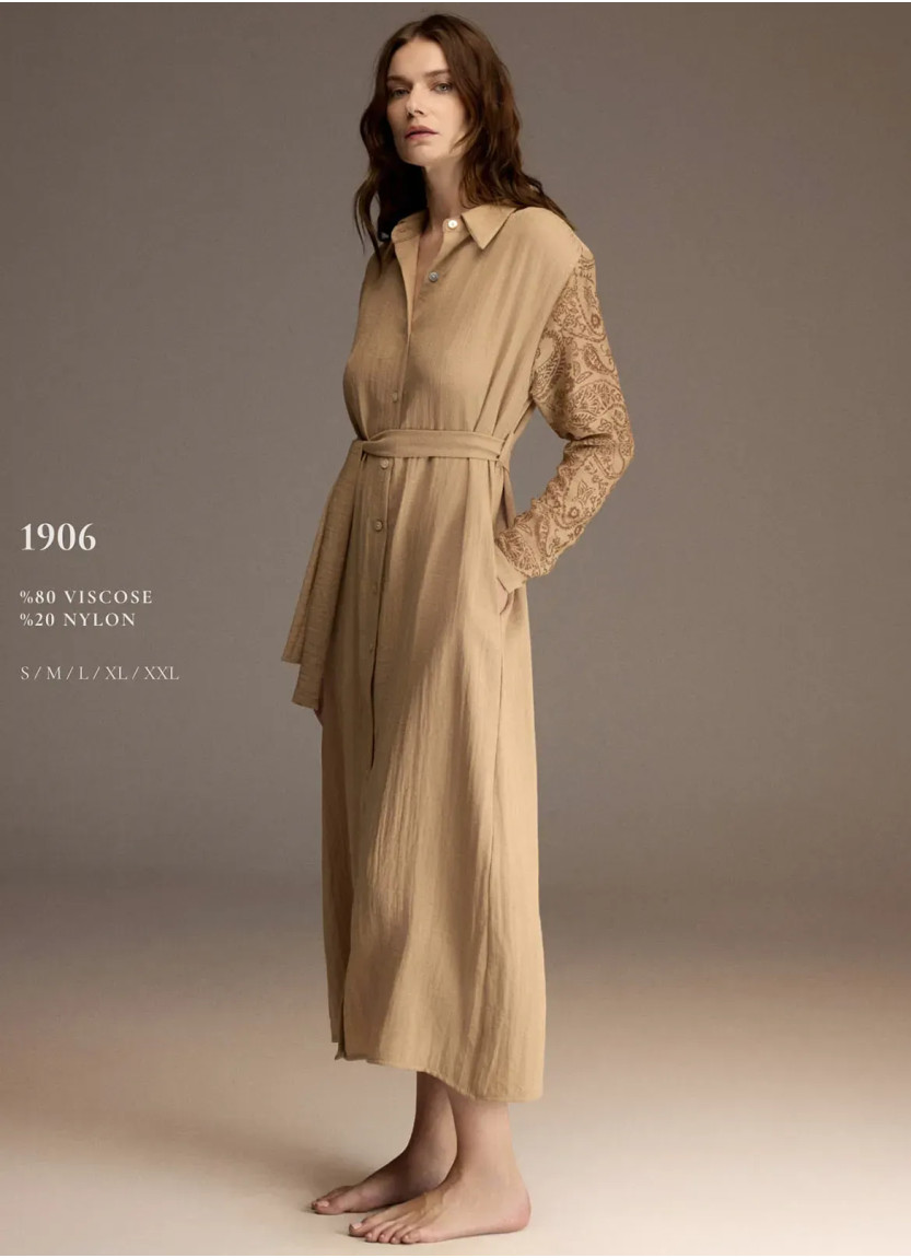 Bonjour Madame 1906 Viscose Dress — direct Turkish factory supply