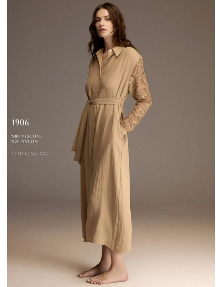 Bonjour Madame 1906 Viscose Dress — direct Turkish factory supply