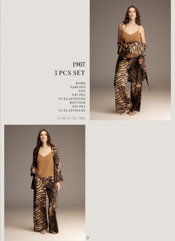 Bonjour Madame 1907 Women's Pajama Set — Turkey wholesale collection 2