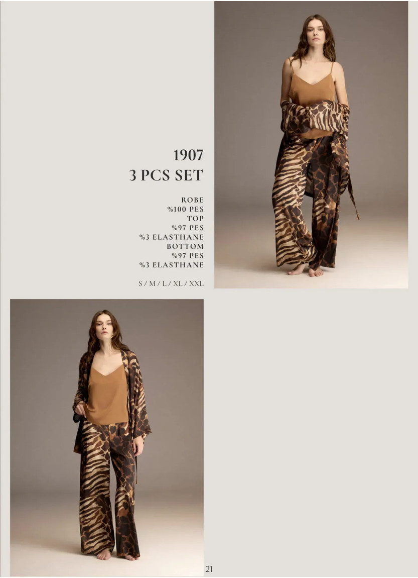 Bonjour Madame 1907 Women's Pajama Set — Turkish factory wholesale