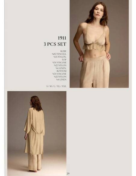 Bonjour Madame 1911 Viscose Women's Pajama Set — wholesale for boutiques