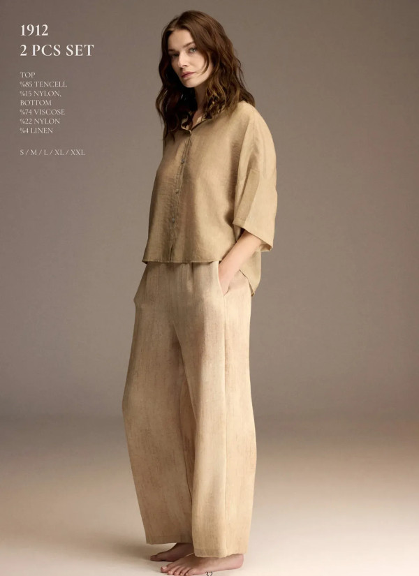 Bonjour Madame 1912 Viscose Women's Pajama Set — Turkish factory wholesale