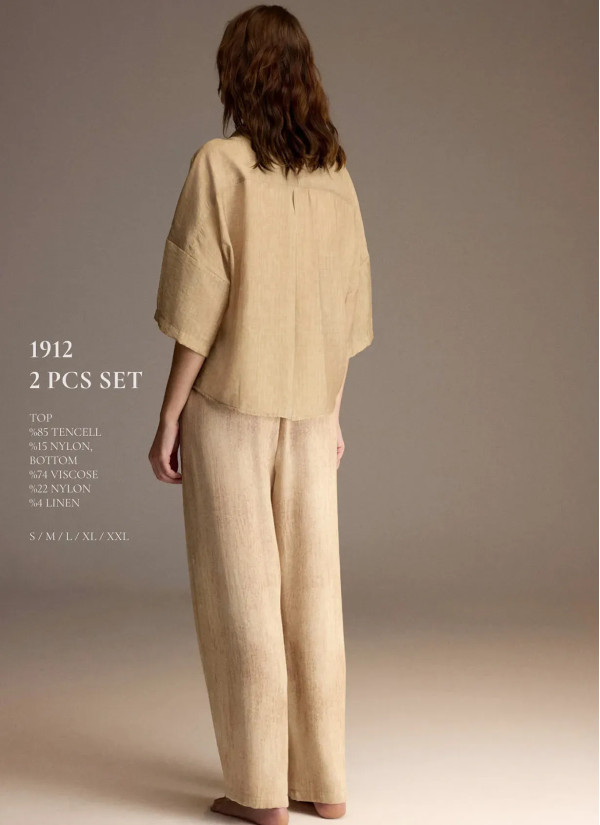 Bonjour Madame 1912 Viscose Women's Pajama Set — Turkish factory wholesale 2