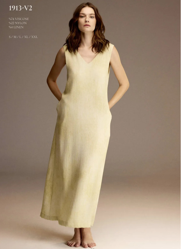 Bonjour Madame 1913-V2 Viscose Dress — factory-direct from Turkey