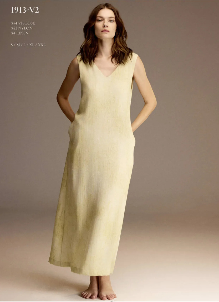Bonjour Madame 1913-V2 Viscose Dress — factory-direct from Turkey