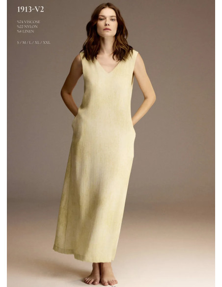 Bonjour Madame 1913-V2 Viscose Dress — factory-direct from Turkey