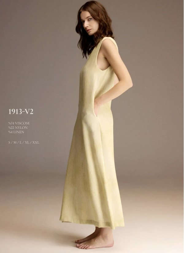 Bonjour Madame 1913-V2 Viscose Dress — factory-direct from Turkey 2