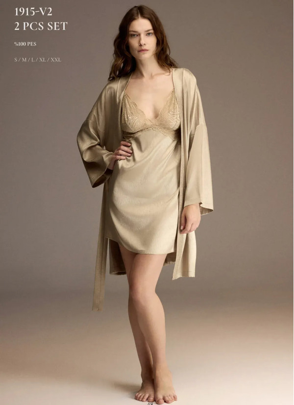 Bonjour Madame 1915-V2 Nightdress — direct Turkish factory supply