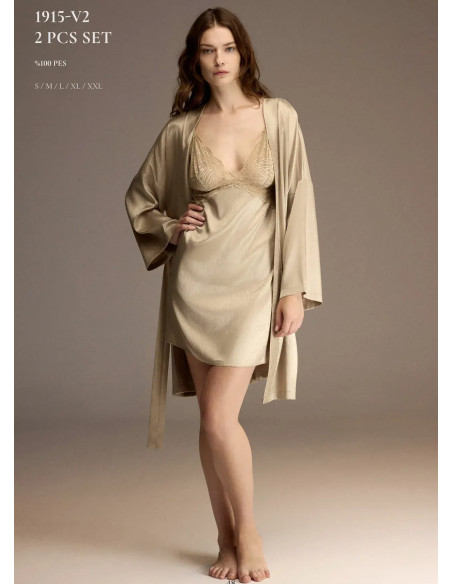 Bonjour Madame 1915-V2 Nightdress — direct Turkish factory supply