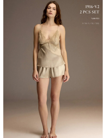 Bonjour Madame 1916-V2 Women's Pajama Set — direct Turkish factory supply