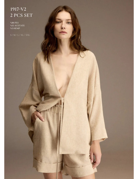 Bonjour Madame 1917-V2 Women's Pajama Set — factory-direct from Turkey