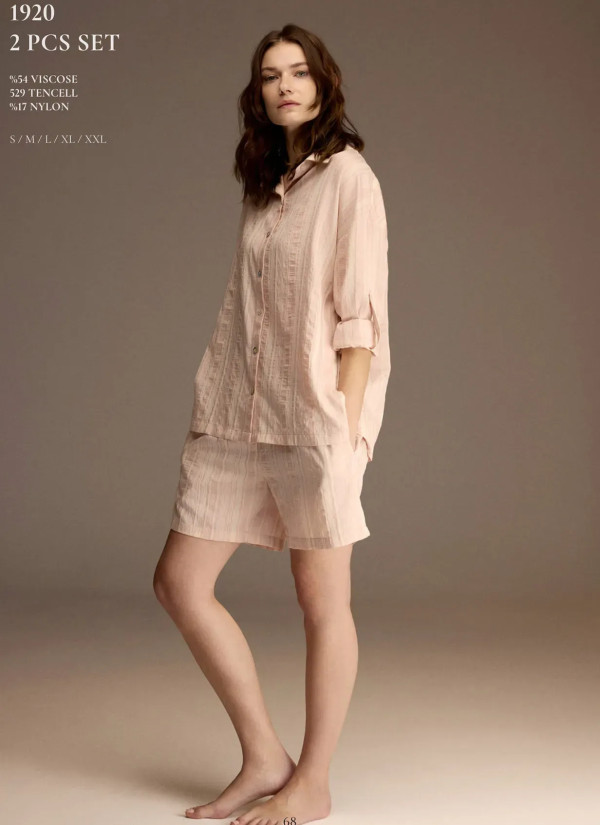 Bonjour Madame 1920 Viscose Women's Pajama Set — Turkish factory wholesale