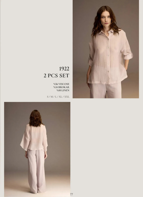 Bonjour Madame 1922 Viscose Women's Pajama Set — wholesale for boutiques 2