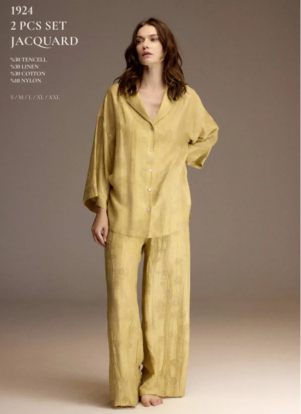 Bonjour Madame 1924 Women's Pajama Set — direct Turkish factory supply