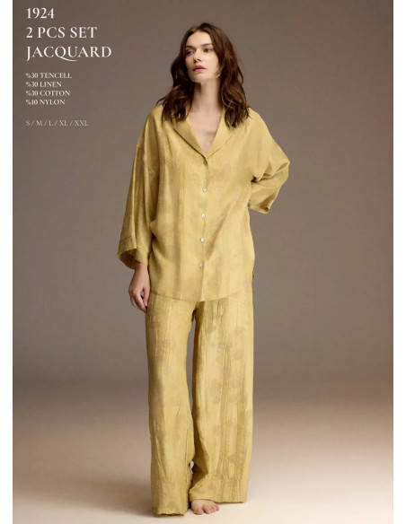Bonjour Madame 1924 Women's Pajama Set — direct Turkish factory supply