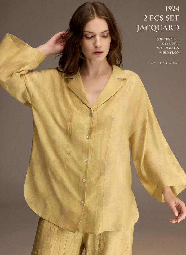 Bonjour Madame 1924 Women's Pajama Set — direct Turkish factory supply 2