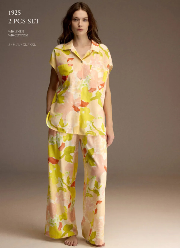 Bonjour Madame 1925 Women's Pajama Set — Turkish factory wholesale