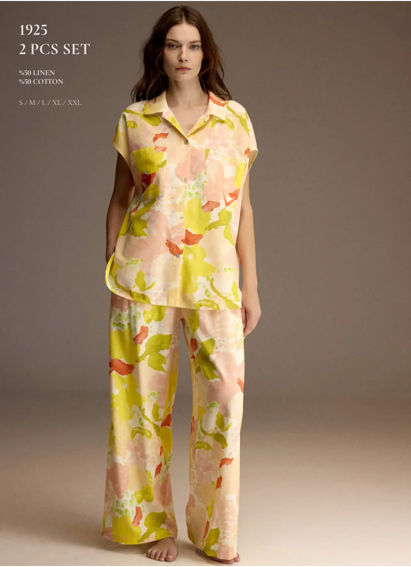 Bonjour Madame 1925 Women's Pajama Set — Turkish factory wholesale