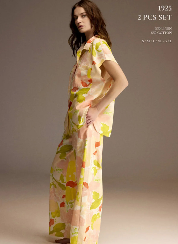 Bonjour Madame 1925 Women's Pajama Set — Turkish factory wholesale 2