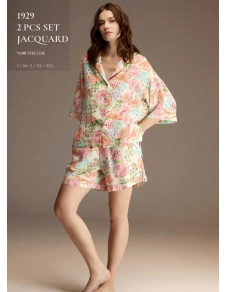 Bonjour Madame 1929 Viscose Women's Pajama Set — wholesale for boutiques