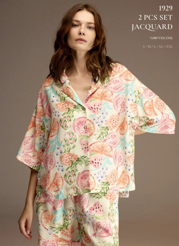 Bonjour Madame 1929 Viscose Women's Pajama Set — wholesale for boutiques 2