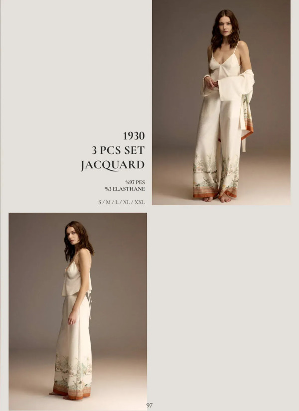 Bonjour Madame 1930 Women's Pajama Set — wholesale from Turkey 2