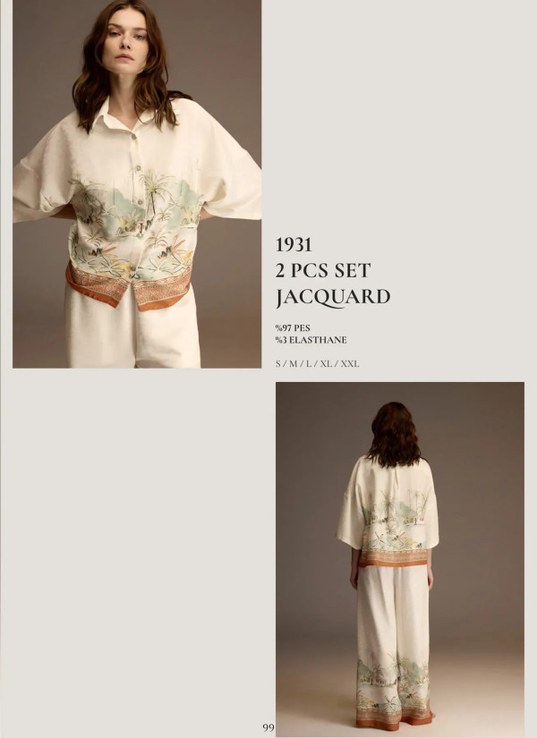 Bonjour Madame 1931 Women's Pajama Set — Istanbul wholesale supplier 2