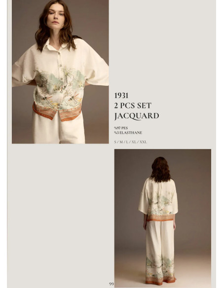 Bonjour Madame 1931 Women's Pajama Set — wholesale for boutiques