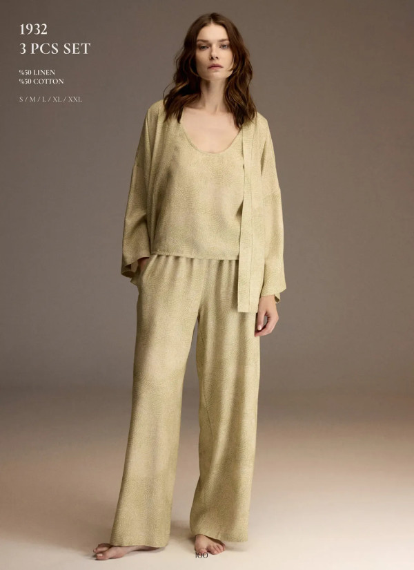 Bonjour Madame 1932 Women's Pajama Set — direct Turkish factory supply